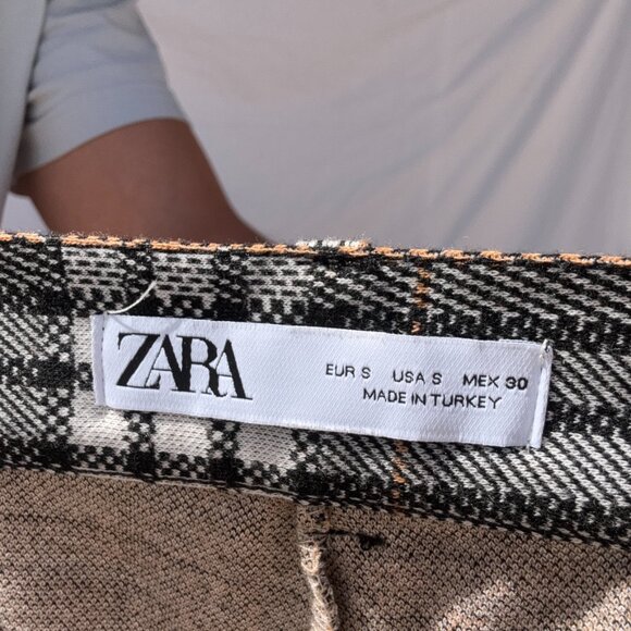 Zara Mens plaid pants - size 30 - Picture 4 of 4